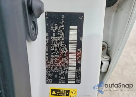 2012 Lexus Rx 350 z USA, uszkodzony, nr VIN 2T2BK1BA8CC145176